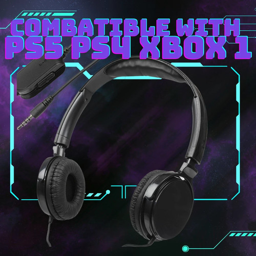 Gaming headset with microphone - with,