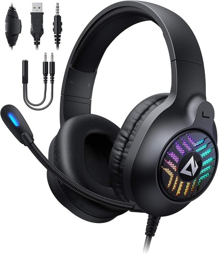 Aukey rgb gaming headset - rgb, 50mm